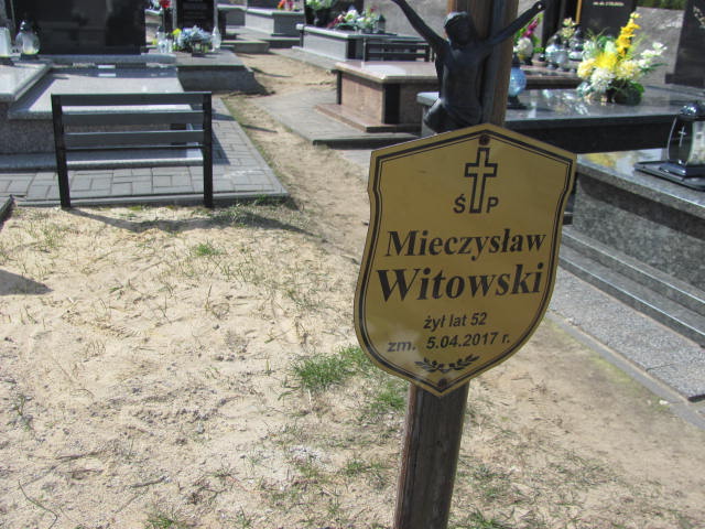 Mieczysław Witowski 1964 Kałuszyn - Grobonet - Wyszukiwarka osób pochowanych