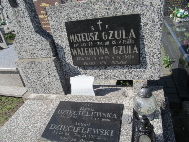 Mateusz Gzula Kałuszyn - Grobonet - Wyszukiwarka osób pochowanych