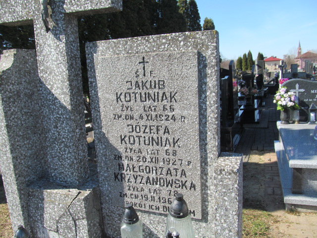 Józefa Kotuniak Kałuszyn - Grobonet - Wyszukiwarka osób pochowanych