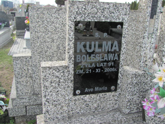 Bolesława Kulma 1915 Kałuszyn - Grobonet - Wyszukiwarka osób pochowanych